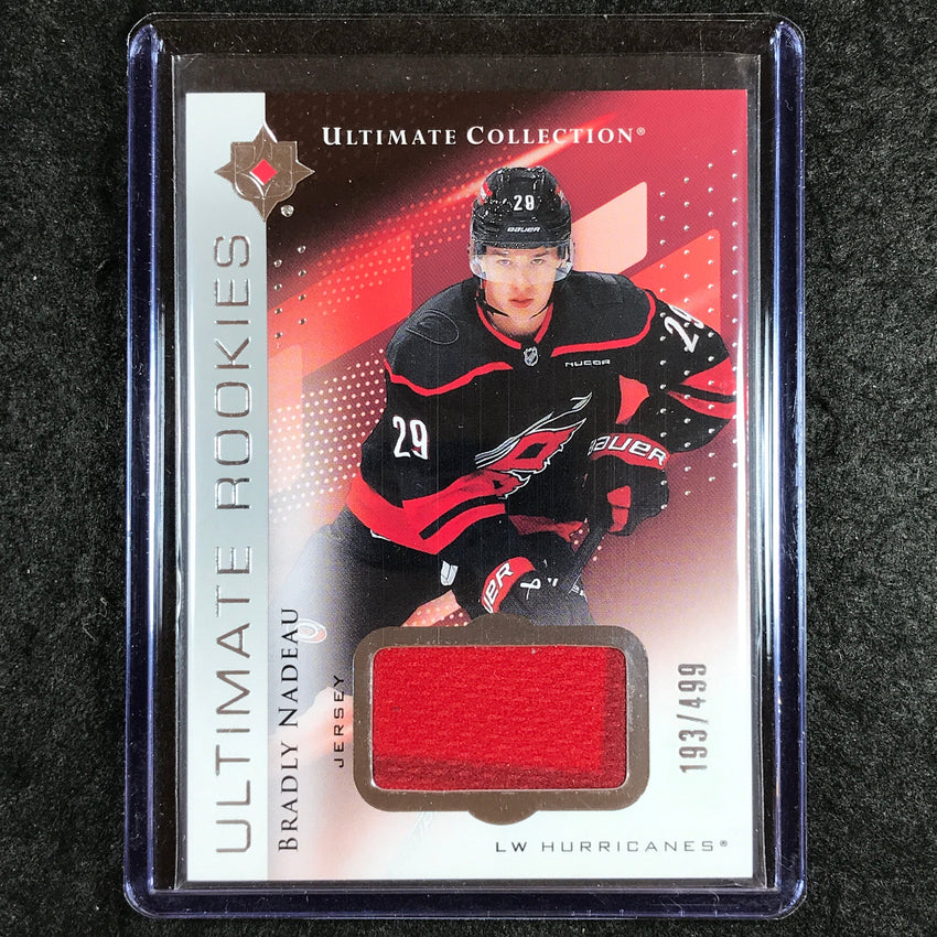 2024-25 Ultimate Hockey BRADLY NADEAU Base Rookies Jersey Relic 193/499 #143