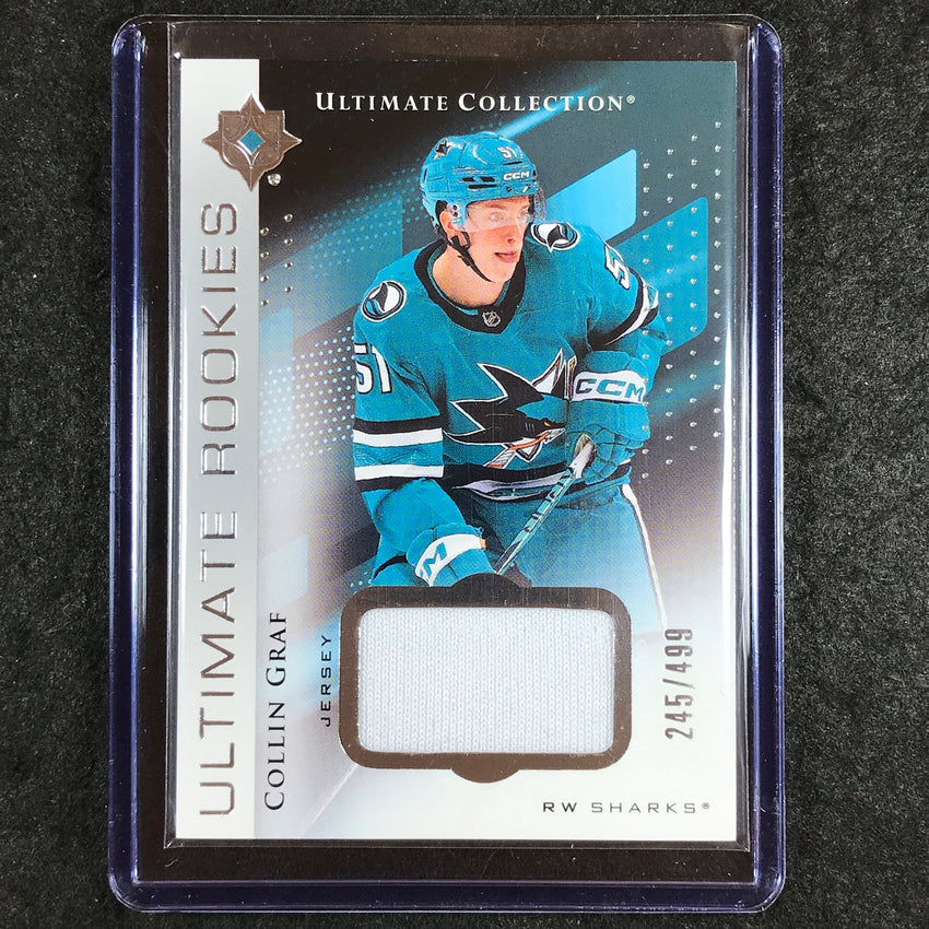 2024-25 Ultimate Hockey COLLIN GRAF Base Rookies Jersey Relic 245/499 #151