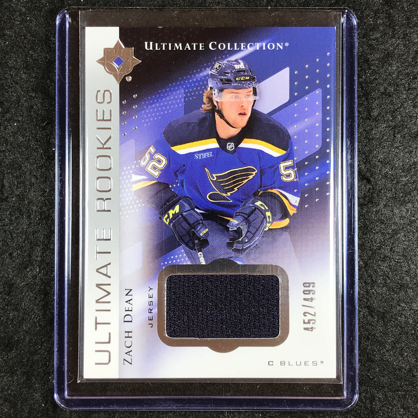 2024-25 Ultimate Hockey ZACH DEAN Base Rookies Jersey Relic 452/499 #155