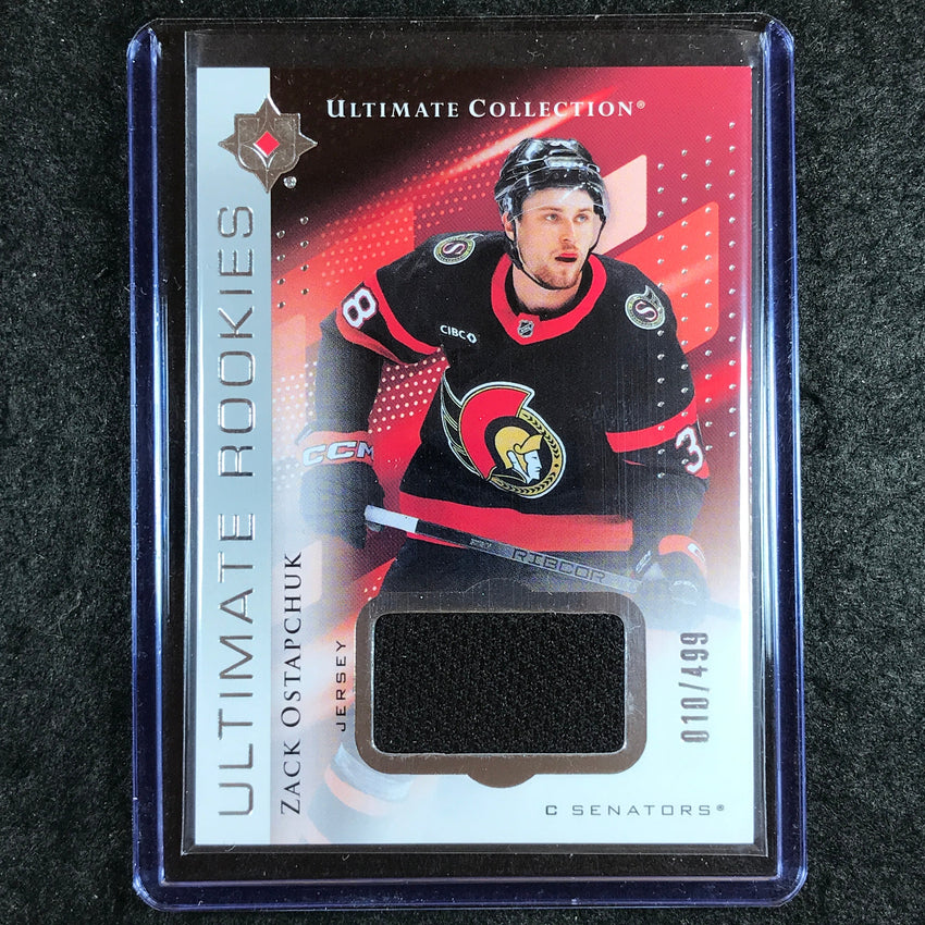 2024-25 Ultimate Hockey ZACK OSTAPCHUK Base Rookies Jersey Relic 10/499 #159
