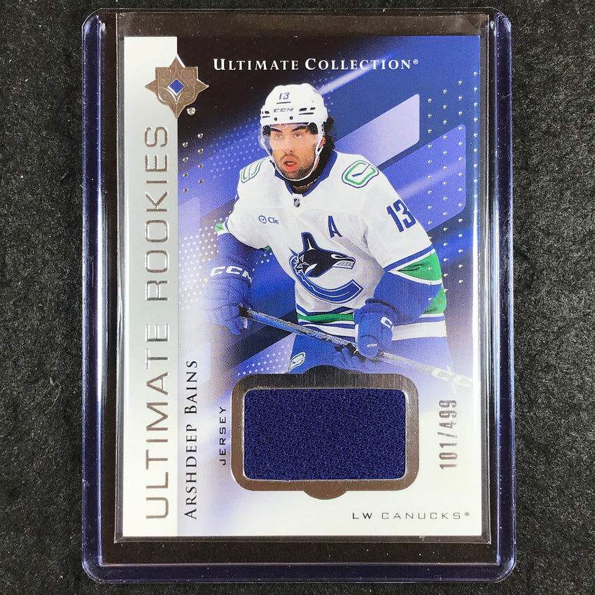 2024-25 Ultimate Hockey ARSHDEEP BAINS Base Rookies Jersey Relic 101/499 #162
