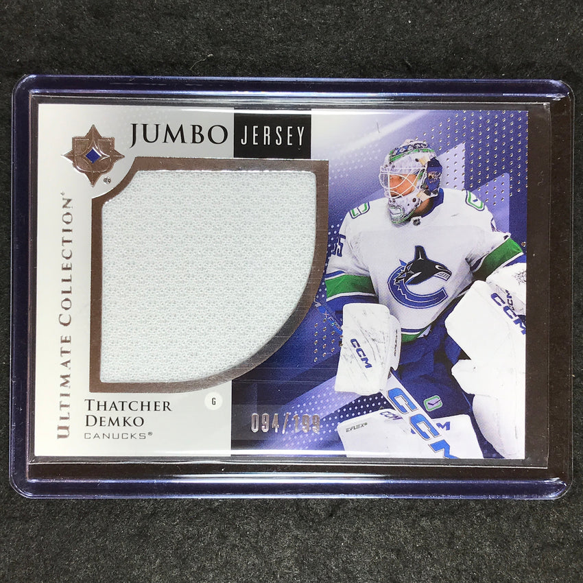 2024-25 Ultimate Hockey THATCHER DEMKO Base Jumbo Jersey Relic 94/199 #43