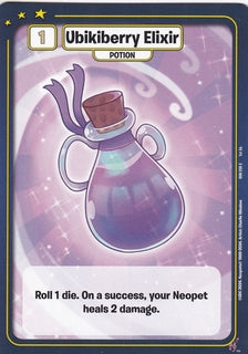 FOIL Ubikiberry Elixir - DON-236 - C - Neopets TCG  Defenders of Neopia 1st Edition
