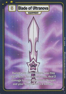Blade of Ultranova - DON-222 - UR - Ultra Rare - Neopets TCG  Defenders of Neopia 1st Edition