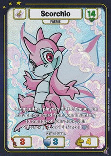 Scorchio (Faerie) - DON-107 - SR - Neopets TCG  Defenders of Neopia 1st Edition