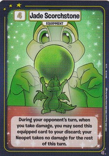 Jade Scorchstone - DON-217 - SR - Neopets TCG  Defenders of Neopia 1st Edition