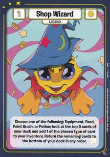FOIL Shop Wizard - DON-172 - C - Neopets TCG  Defenders of Neopia 1st Edition