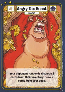 FOIL Angry Tax Beast - DON-192 - R - Neopets TCG  Defenders of Neopia 1st Edition