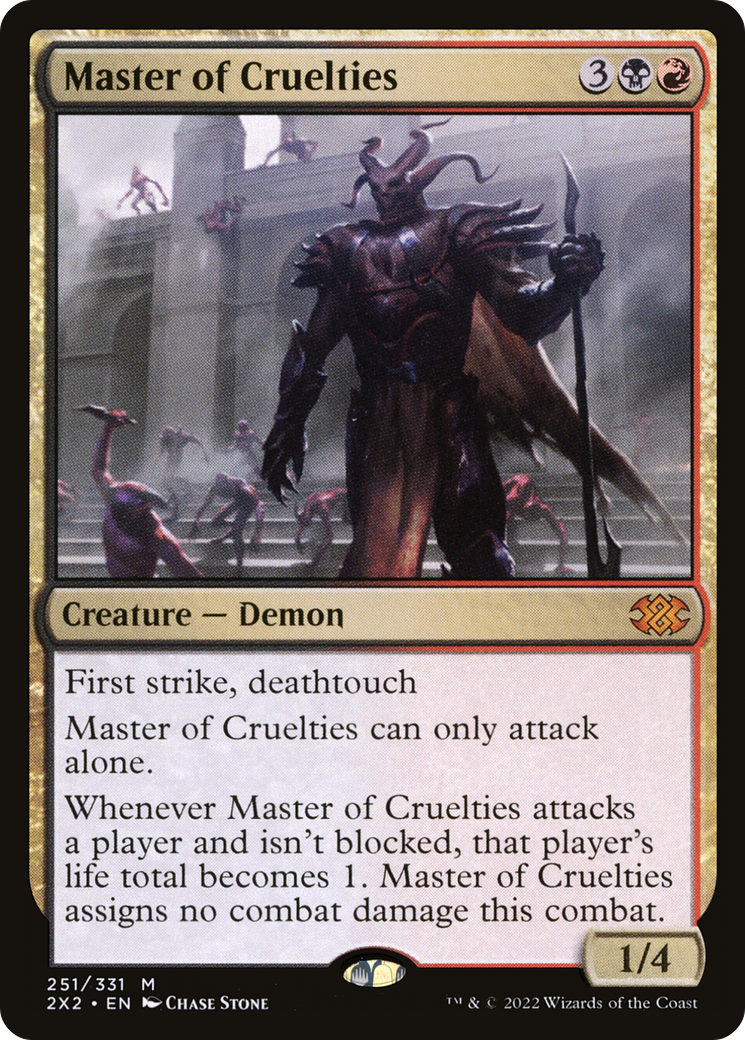 Master of Cruelties #251 - MYTHIC 2X2 - Double Masters 2022