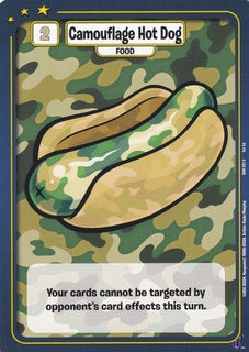 FOIL Camouflage Hot Dog - DON-231 - C - Neopets TCG  Defenders of Neopia 1st Edition