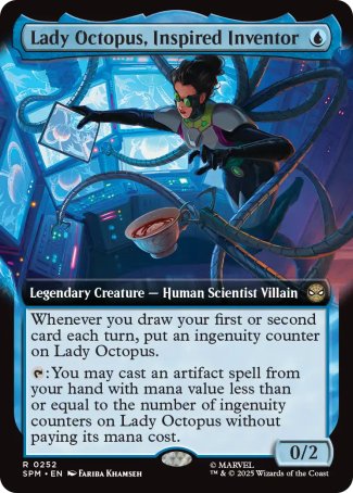 EXTENDED Lady Octopus, Inspired Inventor - #252 Rare Marvel's Spider-Man