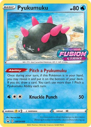 Pyukumuku - SWSH169 - Pokemon SWSH Sword & Shield Promo