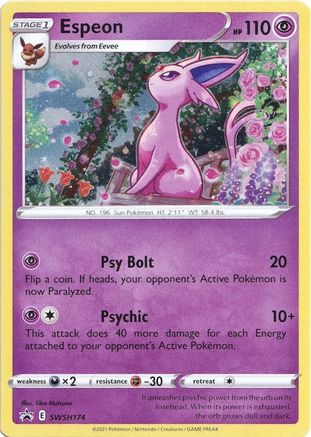 Espeon - SWSH174 - Pokemon SWSH Sword & Shield Promo