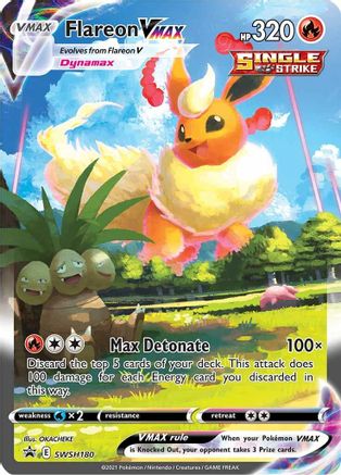 Flareon VMAX - SWSH180 - Pokemon SWSH Sword & Shield Promo