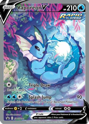 Vaporeon V - SWSH181 - Pokemon SWSH Sword & Shield Promo
