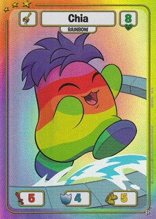 Chia (Rainbow) - DON-122 - RR - Neopets TCG  Defenders of Neopia 1st Edition