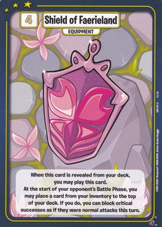 FOIL Shield of Faerieland - DON-221 - R - Neopets TCG  Defenders of Neopia 1st Edition