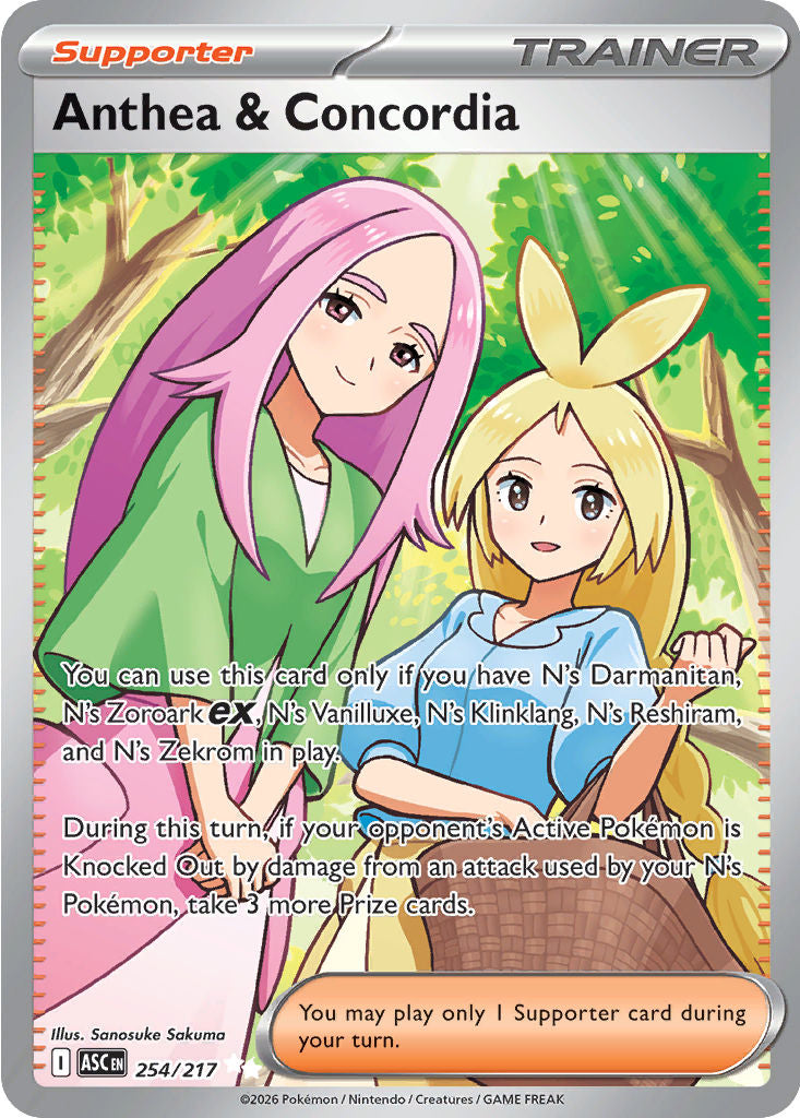 Anthea & Concordia - [  254/217 ] - Ultra Rare - Pokemon ME Ascended Heroes