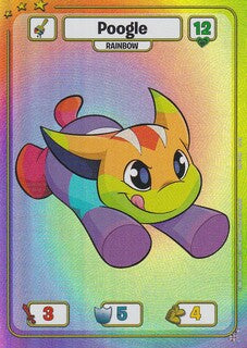 Poogle (Rainbow) - DON-133 - RR - Neopets TCG  Defenders of Neopia 1st Edition