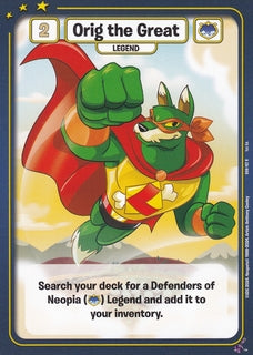 FOIL Orig the Great - DON-157 - R - Neopets TCG  Defenders of Neopia 1st Edition