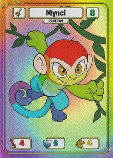 Mynci (Rainbow) - DON-132 - RR - Neopets TCG  Defenders of Neopia 1st Edition