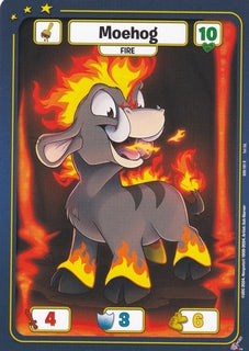 FOIL Moehog (Fire) - DON-101 - R - Neopets TCG  Defenders of Neopia 1st Edition