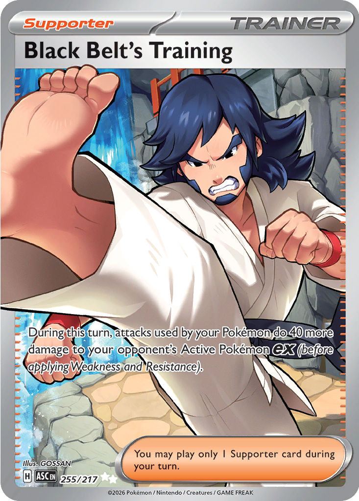 Black Belt's Training - [  255 ] - Ultra Rare - Pokemon ME Ascended Heroes