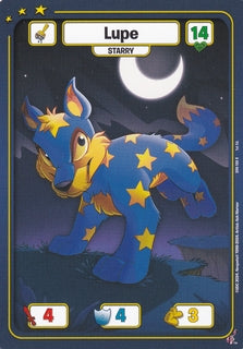 FOIL Lupe (Starry) - DON-100 - R - Neopets TCG  Defenders of Neopia 1st Edition