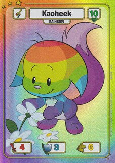 Kacheek (Rainbow) - DON-127 - RR - Neopets TCG  Defenders of Neopia 1st Edition