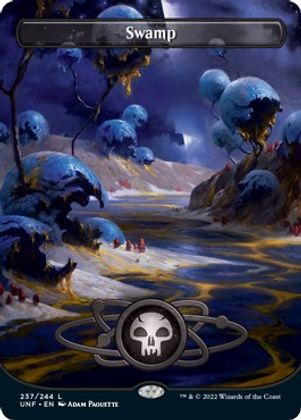 Foil Swamp No 237 - Common Unfinity