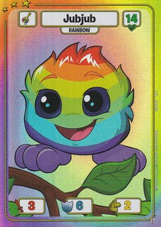 Jubjub (Rainbow) - DON-126 - RR - Neopets TCG  Defenders of Neopia 1st Edition