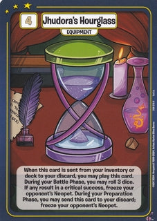 FOIL Jhudora's Hourglass - DON-219 - R - Neopets TCG  Defenders of Neopia 1st Edition