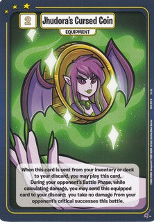 FOIL Jhudora's Cursed Coin - DON-203 - R - Neopets TCG  Defenders of Neopia 1st Edition