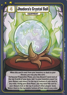 FOIL Jhudora's Crystal Ball - DON-218 - R - Neopets TCG  Defenders of Neopia 1st Edition