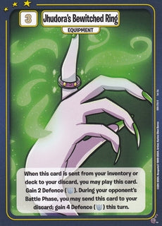 FOIL Jhudora's Bewitched Ring - DON-210 - R - Neopets TCG  Defenders of Neopia 1st Edition