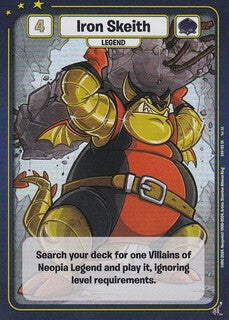 Iron Skeith - DON-193 - SR - Neopets TCG  Defenders of Neopia 1st Edition