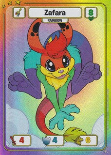 Zafara (Rainbow) - DON-140 - RR - Neopets TCG  Defenders of Neopia 1st Edition