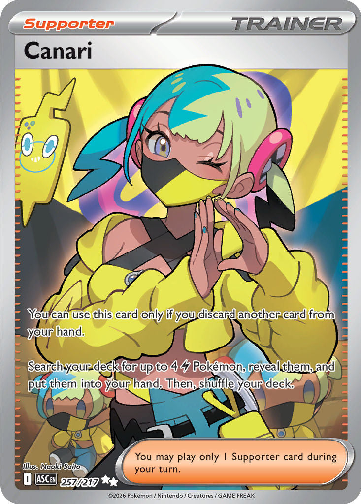 Canari - [  257/217 ] - Ultra Rare - Pokemon ME Ascended Heroes
