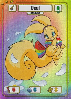 Usul (Rainbow) - DON-137 - RR - Neopets TCG  Defenders of Neopia 1st Edition