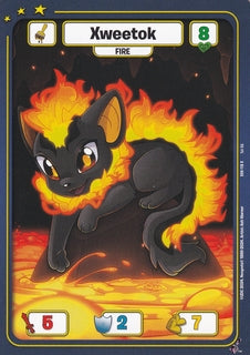 FOIL Xweetok (Fire) - DON-118 - R - Neopets TCG  Defenders of Neopia 1st Edition