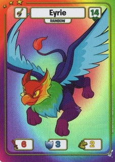 Eyrie (Rainbow) - DON-123 - RR - Neopets TCG  Defenders of Neopia 1st Edition