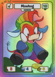 Moehog (Rainbow) - DON-131 - RR - Neopets TCG  Defenders of Neopia 1st Edition