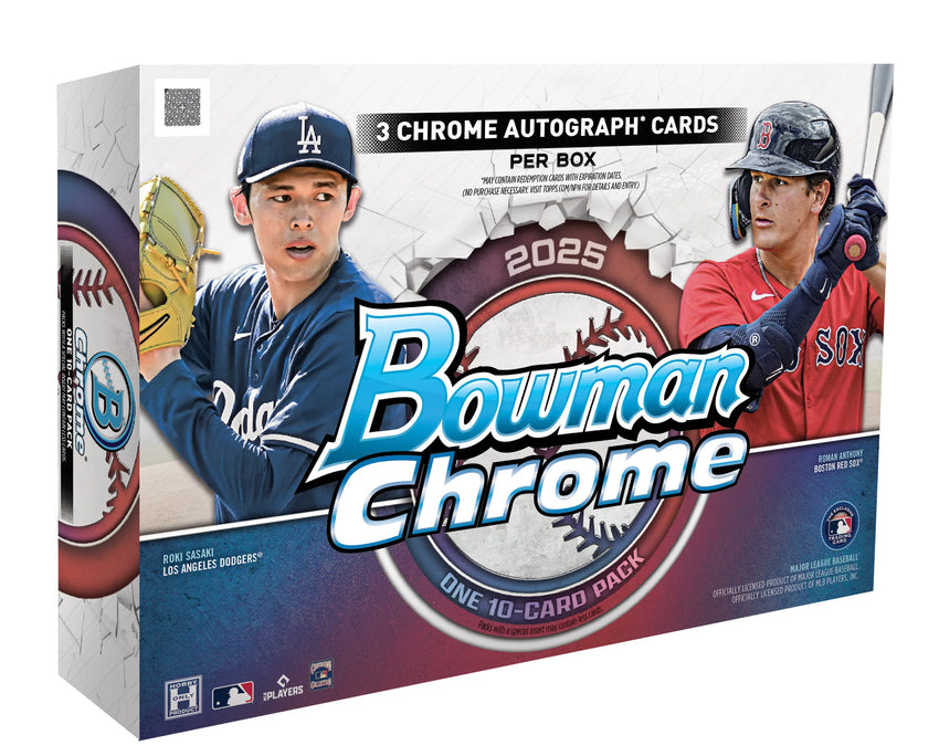 2025 Bowman Chrome Breaker's Delight Baseball 1-Box Opening #29786 - Team Based - Oct 13 (4pm)