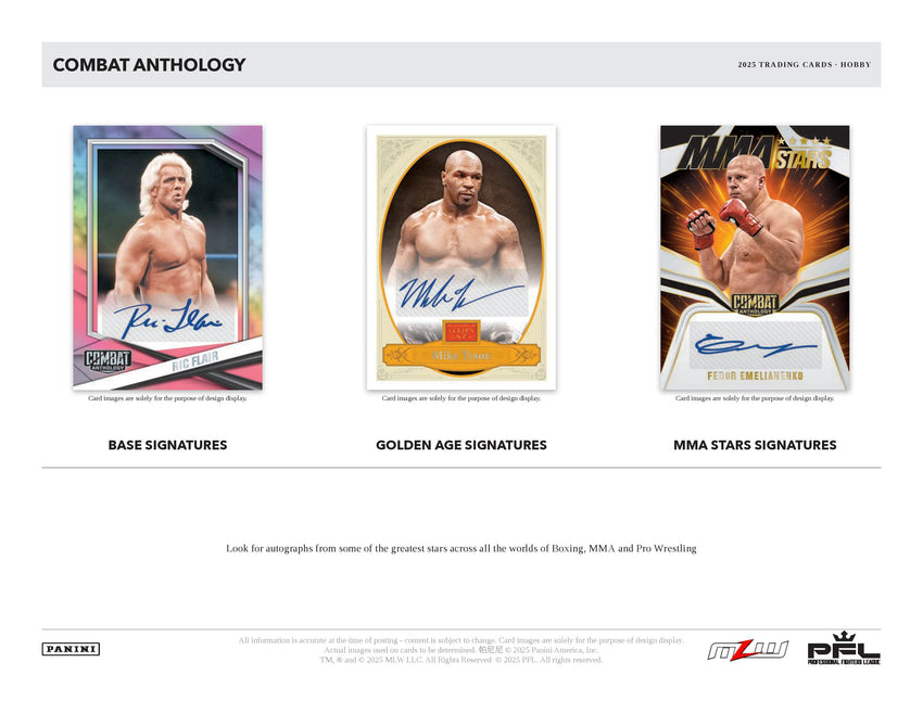 2025 Panini PFL Combat Anthology Hobby Box