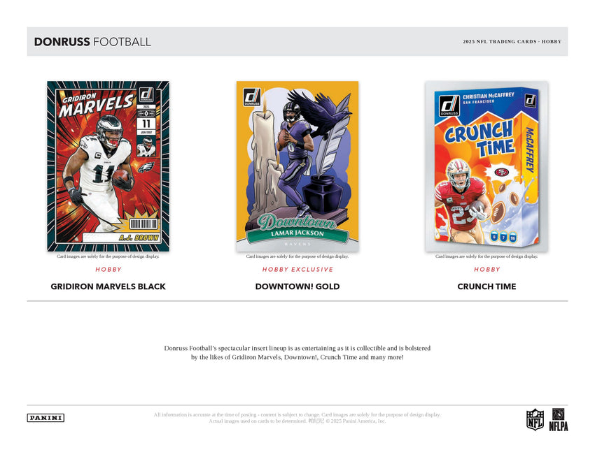 2025 Panini Donruss Football Hobby Box
