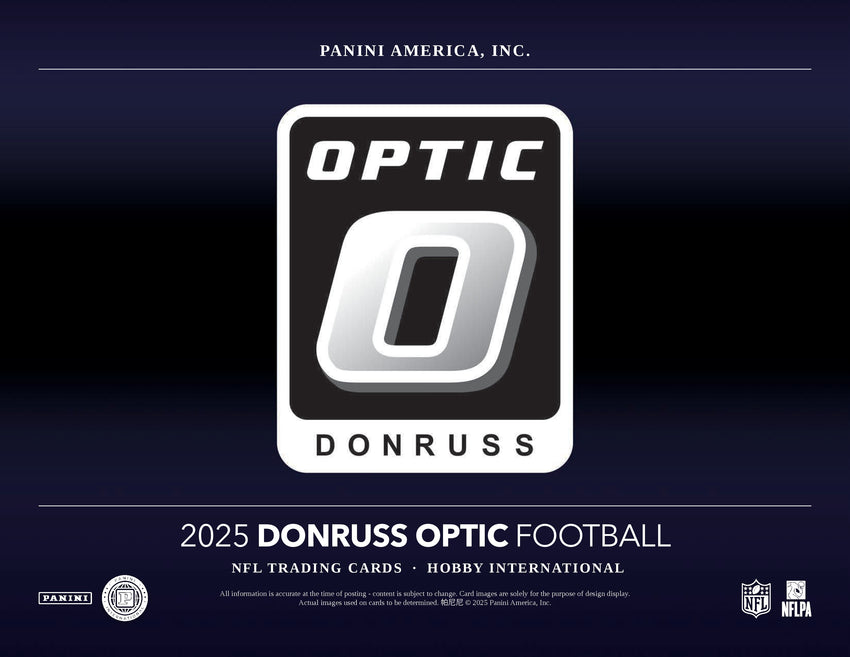 2025 Panini Donruss Optic Football International Hobby Box (Pre Order)