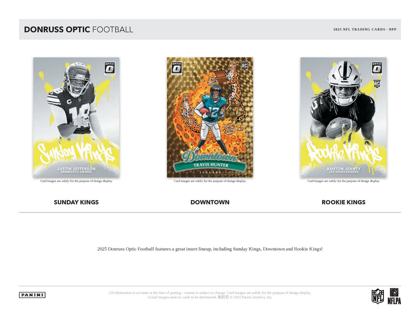 2025 Donruss Optic Football Mega Box (Pre Order)