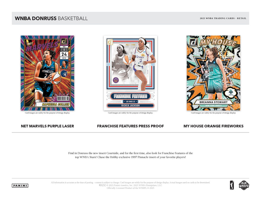 2025 Panini Donruss WNBA Basketball Mega Box (Pre Order)