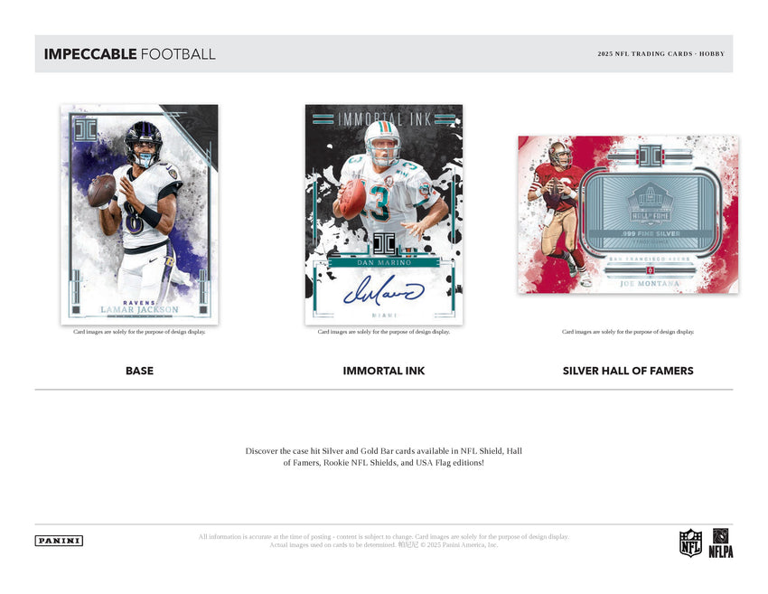 2025 Panini Impeccable Football Hobby Box