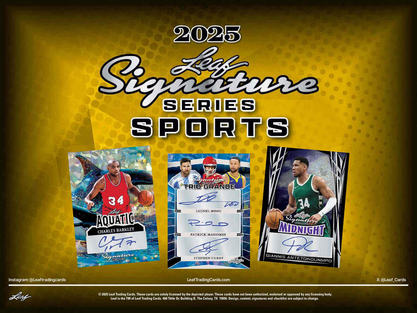 2025 Leaf Signature Series Multi-Sport Hobby Box